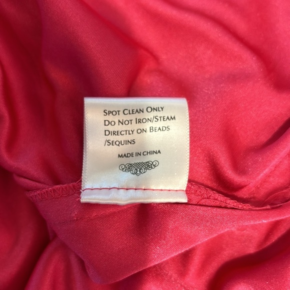 Sue Wong fuchsia full length evening gown with beading - Picture 13 of 13